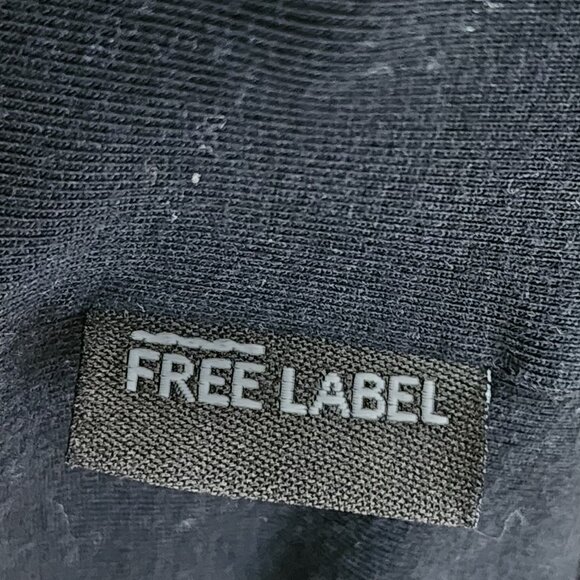 Free Label Black Tencel Organic Cotton Stretch Jersey Boxy Fit Tee - Picture 5 of 7